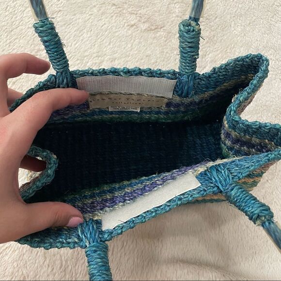 𝅺summer Tompkins Colorful Straw Bag - Picture 5 of 13